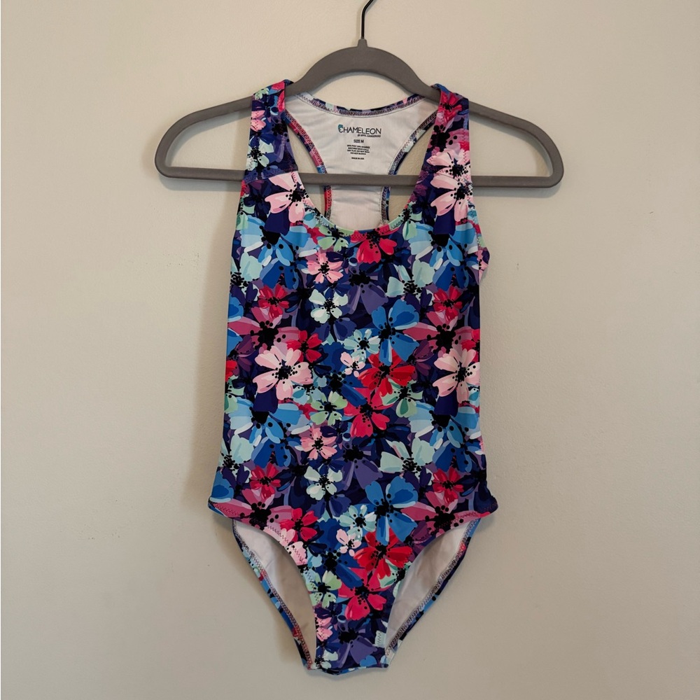 Vibrant Floral Leotard